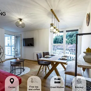 Tamliving 2br Center 3 Bridges Great View Kitchen , Ljubljana Slovenia